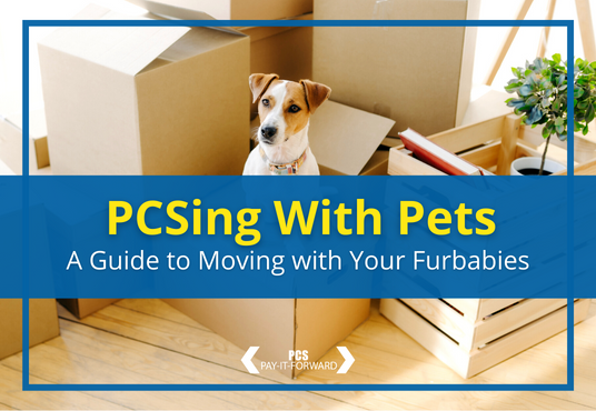 Read more about the article PCSing with Pets: A Guide to Moving with Your Furbabies