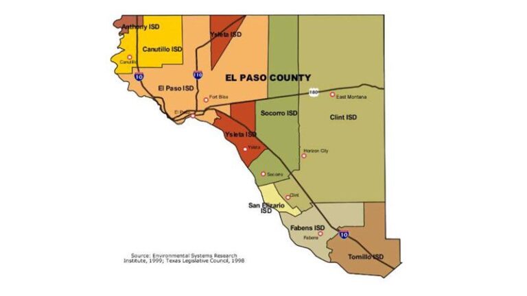 Fort Bliss School District Map